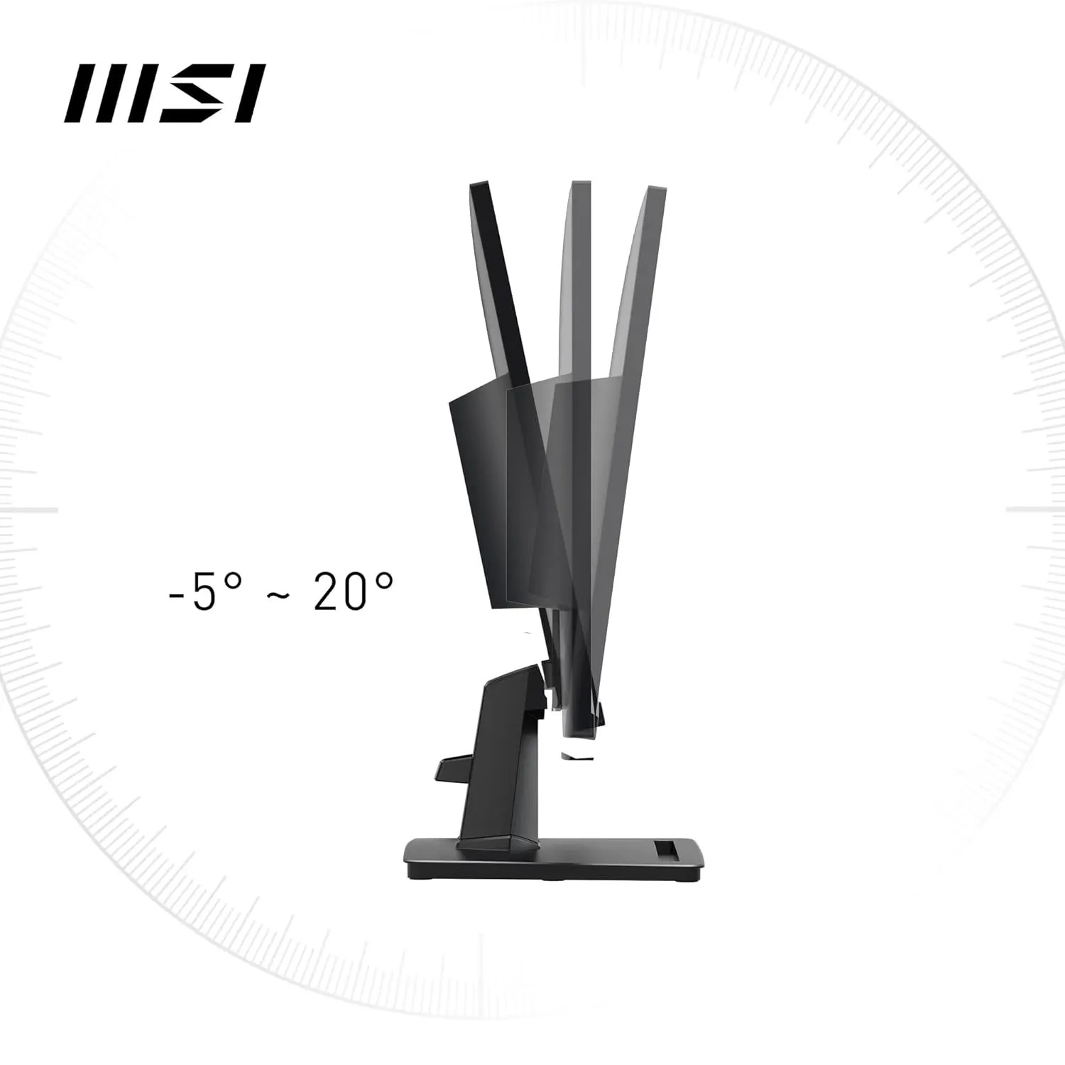 MSI LED Monitor 27" FHD IPS 100Hz with HDMI | VGA Pro (MP275) view 3